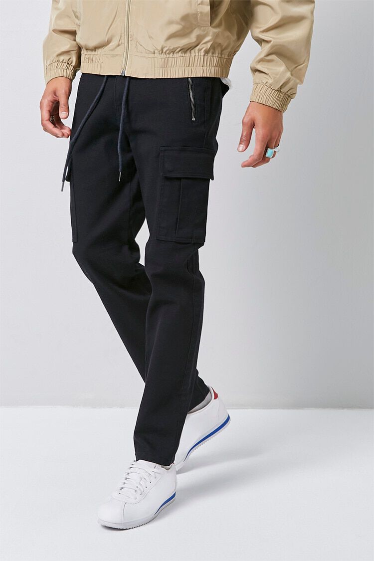 XFLWAM Cargo Pants for Men Causal Slim Beach Work Streetwear Khaki Baggy  Pants with Zipper Pockets Khaki XL - Walmart.com